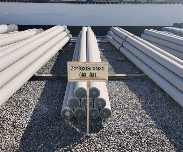 陇南190×12米钢筋混凝土水泥电线杆