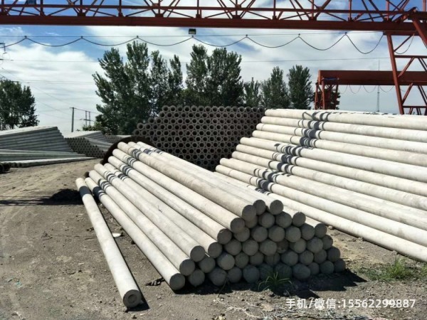 陇南190*10米非预应力水泥电线杆